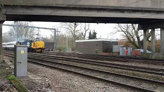 (BR 37402 Stephen Middlemore) Hauling 2 MK3s Out Of Crown Point Norwich