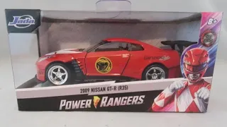 Mighty Morphin Power Rangers Red Ranger 2009 Nissan GT-R R35 Die Cast Car Review