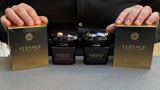 Fake vs Real Versace Crystal Noir EDP Perfume 90 ml