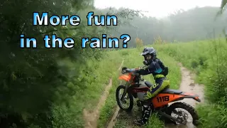 Majestic Trails Singletrack - Riding in a Thunderstorm!
