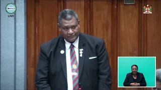 Assistant Minister for Itaukei Affairs, Hon. Ratu Isikeli  delivered his 'End Of Week Statement'