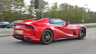 Supercars Accelerating! 812 GTS, Capristo Aventador SVJ, iPE GT3RS, SF90 Stradale, Novitec GTC4Lusso