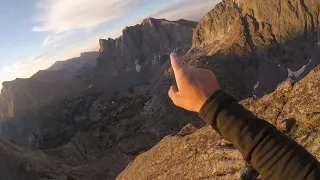 First Person Rock Climbing: "East Ridge" (5.6) (Part 1), Wolf's Head, Cirque of the Towers, Wyoming