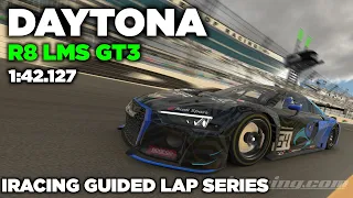 iRacing Daytona Audi R8 LMS GT3 - Guided Lap + Hot Lap - 1.42,127 [iGLS]