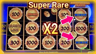 Super Rare & Amazing Huge Jackpot Minor x2 in Dragon Link Slot High Bet