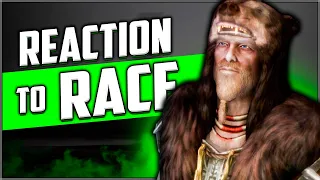 Skyrim ٠ Galmar Reaction to the Character Race