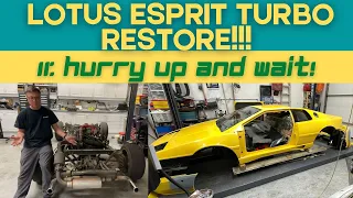Parts Order And Next Steps For Lotus Esprit Restoration!