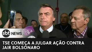 TSE começa a julgar ação que poder tornar Bolsonaro inelegível | #SBTNewsnaTV (23/06/23)