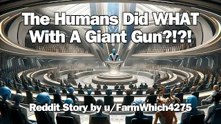 Best HFY Reddit Stories: The Humans Did WHAT With A Giant Gun!?!?| Sci-Fi Short Story