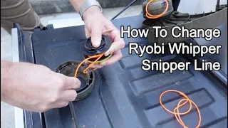 How To Change Ryobi Whipper Snipper Line