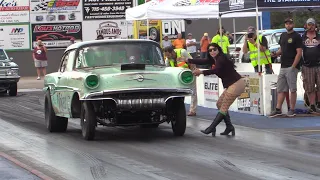 King Rat takes on the Joker at the 2023 Fall-Out Drags #8 at Rock Falls Raceway