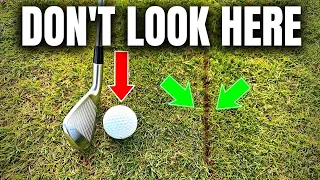 DO NOT LOOK AT THE GOLF BALL IF YOU WANT GREAT BALL STRIKING!