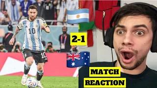 ARGENTINA 2-1 AUSTRALIA WORLD CUP GOAL REACTION HIGHLIGHTS