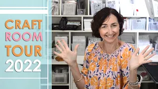 Craft Room Tour & Papercraft Storage Tips 2022!