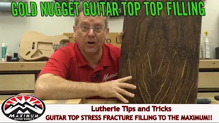 Guitar Top Crack Filling to the Maximum!