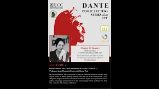 2024 Dante Public Lecture II: Prof. Anna Pegoretti