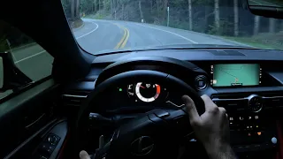 2022 Lexus RC350 F Sport POV Drive 4K Kings Mountain Road