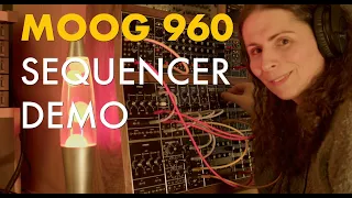 Moog 960 sequencer (clone) demo