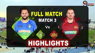 World Giants Vs Asia Lions Full Match Highlights | MATCH 3 | WG vs AL HIGHLIGHTS 2023