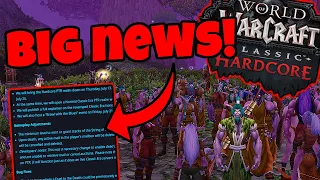 HUGE Classic WoW Update - Hardcore PTR News & NEW Classic WoW PvP System!