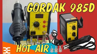 GORDAK  985D HOT AIR STATION | HOT AIR SOLDERING STATION | UNBOXING | TESTING | ASMR