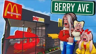 MCDONALDS BERRY AVENUE! | Roblox Family Roleplay