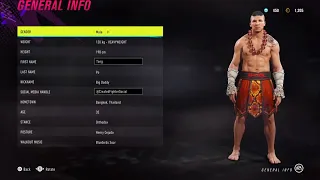 How to make Tong Po in EA UFC 4 (CAF Tutorial)