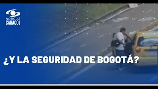Inseguridad en Bogotá: violentos robos en la carrera Séptima quedaron en video