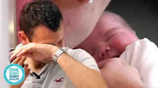 Dad CRIES When His BABY Is BORN! | One Born Every Minute