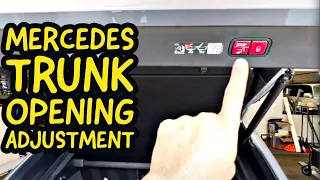 Mercedes EQS/EQE/EQB Trunk Opening height adjustment - Works on every Mercedes