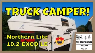 Truck Camper Tour - The Northern Lite 10.2 EXCD LE - Its Amazing!  😍