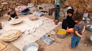 Baking Bread & Making Broth for Lunch_the nomadic lifestyle of Iran