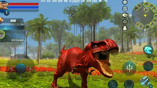 Best Dino Games -Tyrannosaurus Simulator Android Gameplay - T-Rex Simulator Android Game