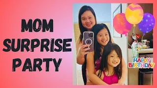 Surprise Pool Party and Feast for Mom Birthday