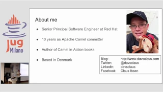 JUG Milano Meeting #105 - Camel microservices with Spring Boot and Kubernetes