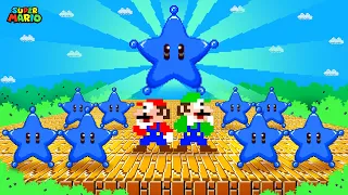 Can Mario vs Luigi Collect Lucky Star in New Super Mario Bros.Wii??? | Game Animation