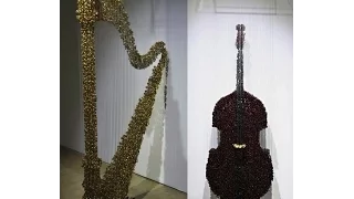 Скульптуры из пуговиц. Sculpture of buttons.