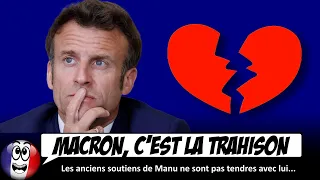 "Macron est TERRIFIANT", selon ses anciens soutiens du monde intellectuel.