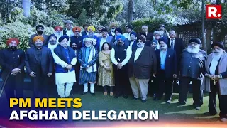 PM Modi Meets Afghan Sikh-Hindu Delegation At His Residence In Delhi | Republic TV