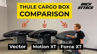Thule Cargo Box Comparison: Vector VS Motion XT VS Force XT