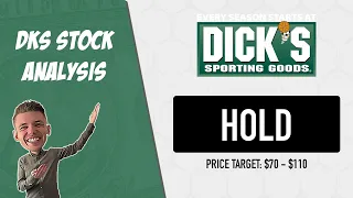 Dicks Sporting Goods stock - DKS stock | Price target: $70 - 100 | Dividend stock | #dividend