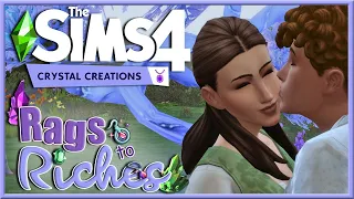 💎 Rags to Riches Challenge | The Sims 4 Crystal Creations | Part 13 💍