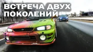 ВСТРЕЧА ДВУХ ПОКОЛЕНИЙ СУБАРУ | IMPREZA WRX STI GRB VS GC8