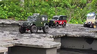 RC Crawlers at Alexandra Canal Linear Park – RC4WD Gelande, RGT Desert Fox, CrossRC FR4