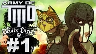 Army of Two: The Devil's Cartel Insane Difficulty Walkthrough w/ SSoHPKC Part 1 - Playing As Sp00n