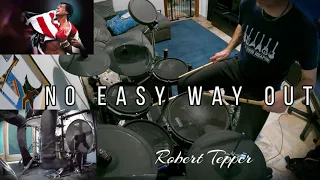 NO EASY WAY OUT - Robert Tepper - Rocky 4 soundtrack - drum cover