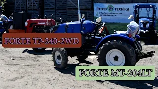 Сравнение Forte TP-240-2WD и Forte MT-204LT