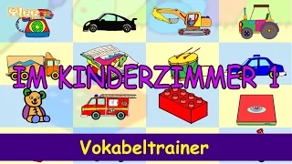 Im Kinderzimmer 1 - Die ersten Wörter - Deutsch einfach lernen - Yleekids Deutsch lernen