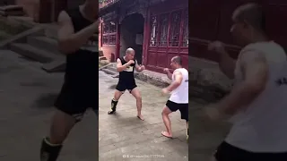 Shaolin Kung Fu Fight: In life we must not stop perfecting ourselves   #shaolin#shorts#kungfu #mma