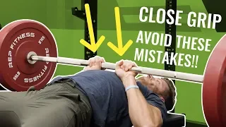 Close-Grip Bench Press Guide | 3 Mistakes to AVOID